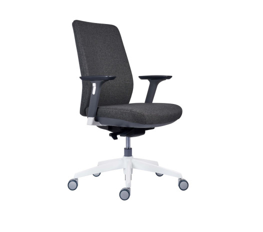 Scaun ergonomic Tesla 30.12.71, sezut si spatar tapitate, brate 3D