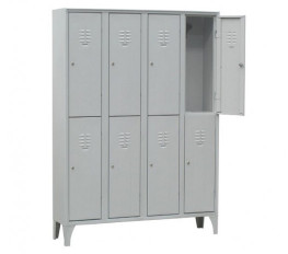 Pachet Vestiar Metalic Suprapus 4x4 usi seria 116/08 S/S + Banca Vestiar seria PF/LE/M/1500